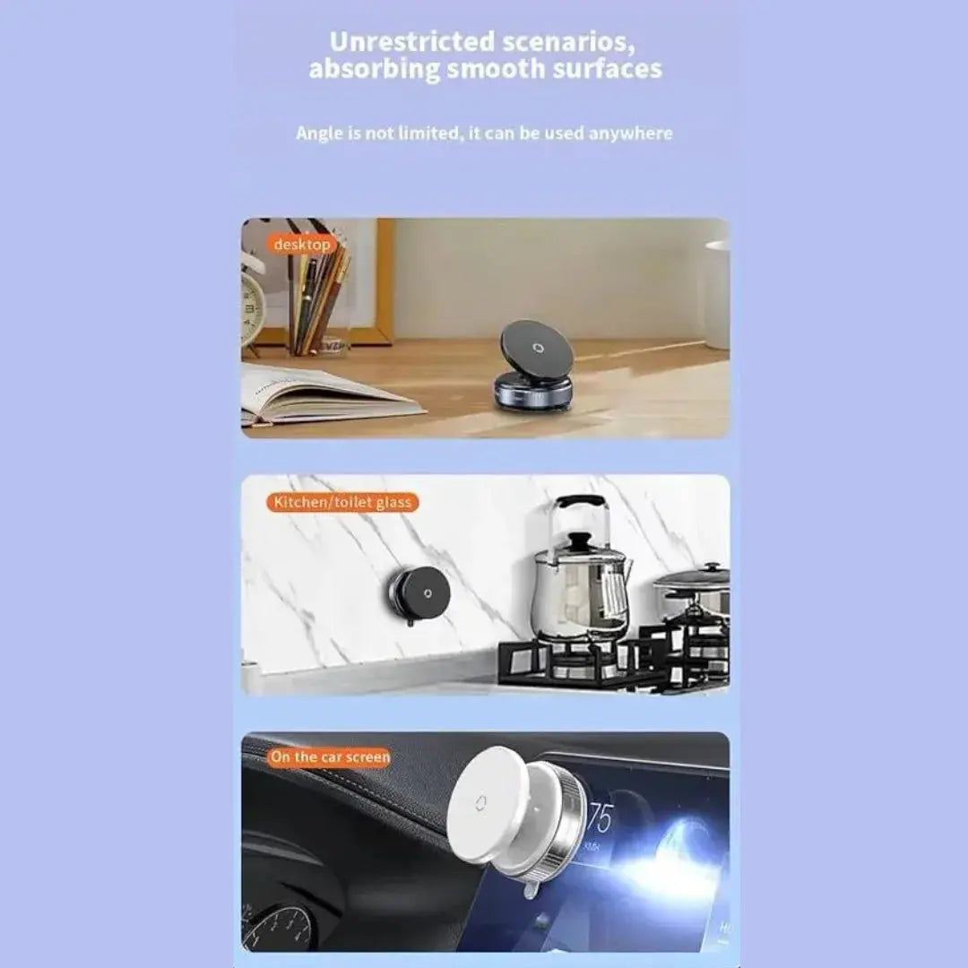 Mobile Holder - Powerful Vacuum Magnetic Suction Phone Holder