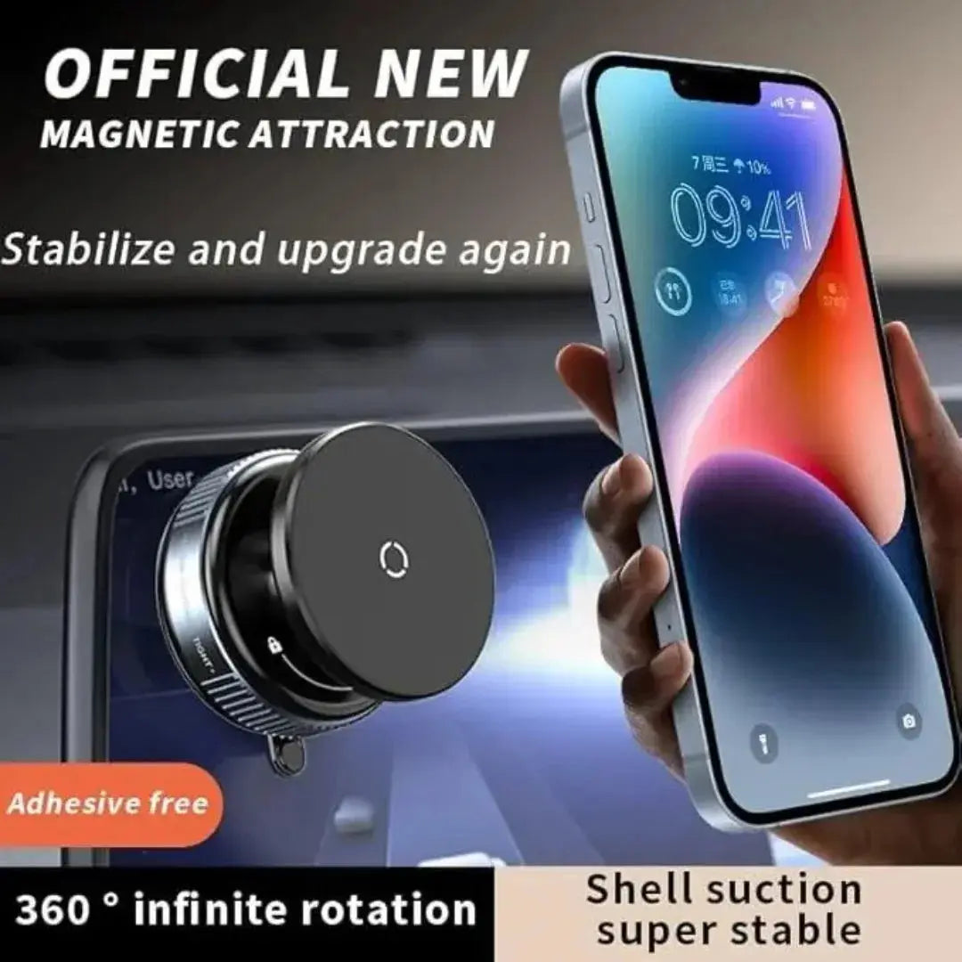 Mobile Holder - Powerful Vacuum Magnetic Suction Phone Holder