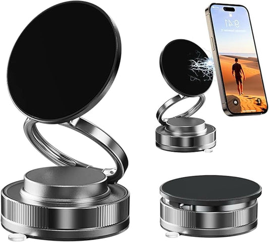 Mobile Holder - Powerful Vacuum Magnetic Suction Phone Holder